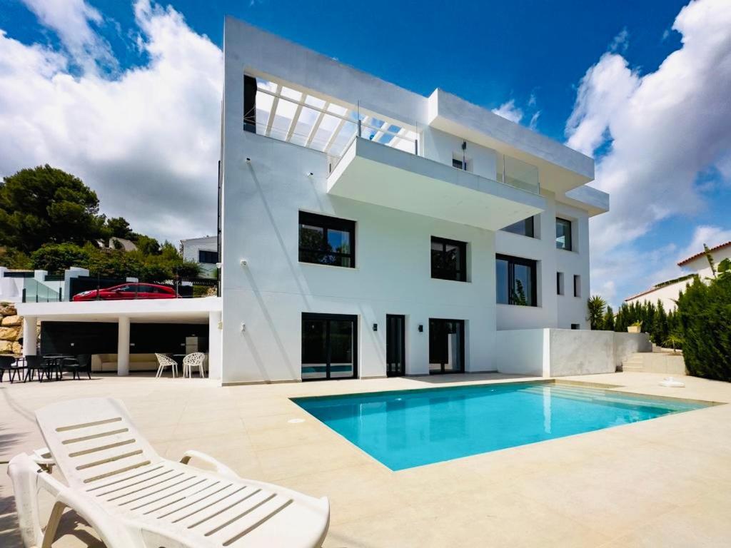 Calpe Villa Lujo Playa Piscina Jardin Barbacoa Ideal Familias Y Grupos Exterior foto